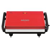 Grill Elétrico Arno Uno Compacto com Antiaderente e Luz Piloto 760W