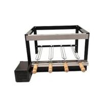 Grill Elétrico Artgrill Giratório Platinum Aço Carbono Bivolt com 4 Espetos Artmill