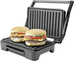 Grill Elétrico Asteria Compact sanduicheira multifunção Inox-Mallory