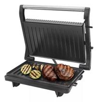 Grill Elétrico Austin 2 em 1 com Duplo Aquecimento Antiaderente Grill e Sanduicheira