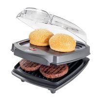 Grill Elétrico Burguer Oster 2 em 1 com Estufa OGRL500 - 110V