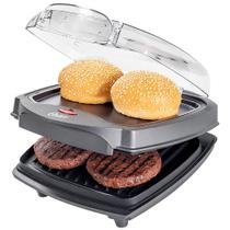 Grill Elétrico Burguer Oster OGRL500 220V 2 em 1 com Estufa Duas Chapas