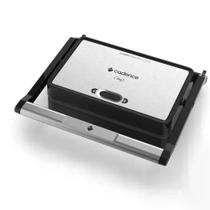 Grill Elétrico Cadence Click Inox Pés antiderrapantes Chapas antiaderentes 1200W/220V - GRL200 Grill Elétrico Cadence Click Inox Pés antiderrapantes Chapas antiaderentes 1200W/220V - GRL200