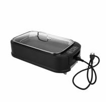 Grill Elétrico Com Tampa Portátil Smokeless 127V - Carl Schmidt Sohn