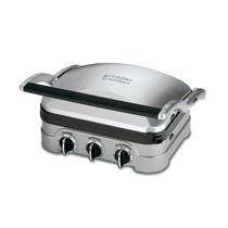 Grill Eletrico Cuisinart Griddler 5 Em 1 Gr4ncbr 1500w Aço Escovado 110v