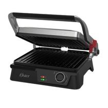 Grill Elétrico Multiuso Inox Oster 2 Em 1 OGRL610 Abertura 180 Graus 127V