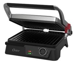 Grill Elétrico Multiuso Ogrl610 Inox 2 Em 1 Oster Preto/prata