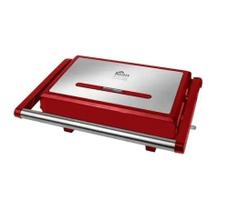 Grill Elétrico Panini 1200w Vermelho/inox 127v Kian