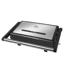 Grill Elétrico Panini Kian 1200W 127V Preto e Inox Antiaderente e Grelha Adaptável Grill Elétrico Panini Kian 1200W 127V Preto e Inox Antiaderente e Grelha Adaptável