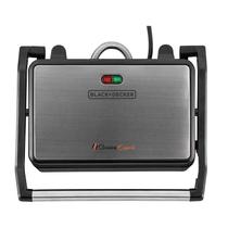 Grill Elétrico Prensa Cuisine Expert Black &amp Decker Antiaderente 800w G1200