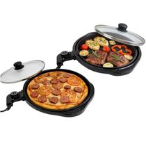Grill Elétrico Redondo Premium com Termostato 220V