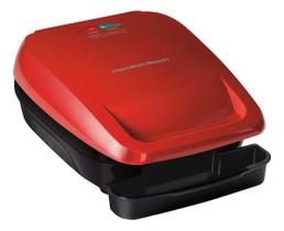 Grill Elétrico Vermelho Hamilton Beach 25355-bz Cor Vermelho/Preto