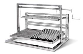 Grill Elevatório em Aço Inox Slim - JX Metais