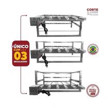 Grill Giratório 6 Espetos De Inox Motor Removível Embutido