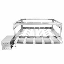 Grill Giratorio Churrasqueira Inox 6 Espetos