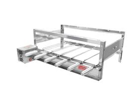 Grill giratório e rotatório elétrico 6 espetos Grill giratório e rotatório elétrico 6 espetos