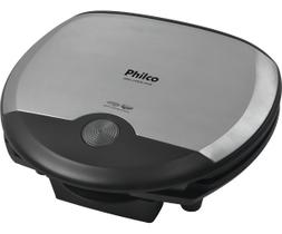 Grill Large Antiaderente Placas Onduladas Inox Philco