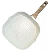 Grill Mimo PS24GM Quadrado 24 cm Baquelite Branco