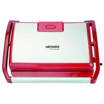 Grill Panini Inox Red - 127v - Lenoxx Vermelho