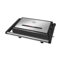 Grill Panini Mini Gril Churrasqueira Inox Kian 127v