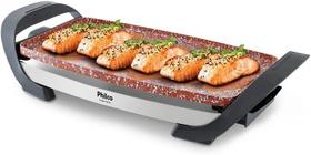 Grill Philco PGR03P Large Stone Retangular 1500W com Chapa Antiaderente e Coletor de Gordura 110V