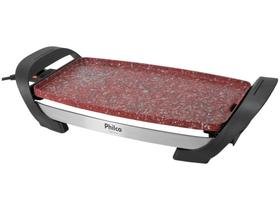 Grill Philco PGR03P Large Stone Retangular 1500W - com Chapa Antiaderente e Coletor de Gordura