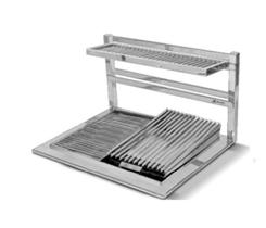 Grill pratique slim med ate 80 x 50cm inox 304 - jx metais Grill pratique slim med ate 80 x 50cm inox 304 - jx metais
