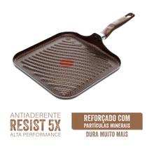 Grill Quadrado Rochedo Expert Chocolate 27cm