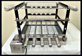 Grill R-5 Aço Carbono Frontal Inox Grill R-5 Aço Carbono Frontal Inox