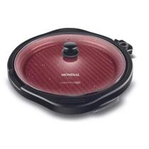 Grill Redondo Cook & Grill 1270w G-03-rc Red Ceramic Mondia