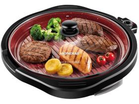 Grill Redondo Cook & Grill 40 Mondial Preto 1270W G-03-RC Grill Redondo Cook & Grill 40 Mondial Preto 1270W G-03-RC