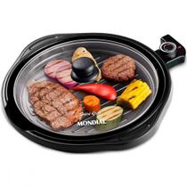 Grill Redondo Mondial Smart Grill 1200W 220V Preta