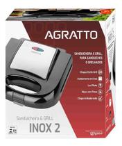 Grill Sanduicheira Agratto Sa-02 Preta 110V Grill Sanduicheira Agratto Sa-02 Preta 110V
