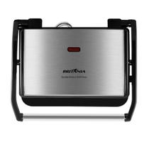 Grill Sanduicheira Britânia BGR27I Press 2 em 1 850W Antiaderente Aço Inox Grill Sanduicheira Britânia BGR27I Press 2 em 1 850W Antiaderente Aço Inox