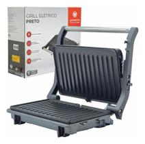 Grill Sanduicheira Elétrica Antiaderente Abertura Total 180 Graus Alça Segura Luz Indicativa 220v