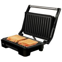 Grill Sanduicheira Elétrica Asteria Press Mallory 900w Inox Chapas Antiaderente 127V