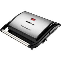 Grill Sanduicheira Mater Press Inox 1000w Mondial Grill Sanduicheira Mater Press Inox 1000w Mondial