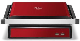 Grill Sanduicheira Philco 1250W Inox Luxx Red 220V