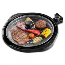 Grill Smart G-04 1200W Termostato Regulável Preto - MONDIAL