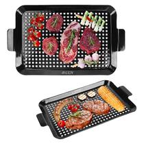 Grill Topper Pans, churrasqueira antiaderente de aço inoxidável ACETOP