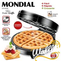 Grill Waffle Mondial Pratic Waffle GW-01 4 Waffles acompanha livro de receitas 110 Volts