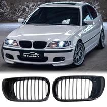 Grille BILLDIO E46 Black Kidney de lâminas simples 2002-2005 BMW 3