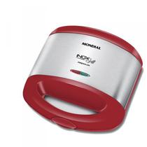 GrillGrill e Sanduicheira Mondial Inox Red S19 800W Vermelho