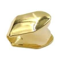 Grillz Dentários Banhados a Ouro Para Dente Único, Acessórios De Festa Para Rapper 1-3 Peças