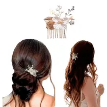 Grinalda Cabelo De Noiva Arranjo Acessório Enfeite Coque A15