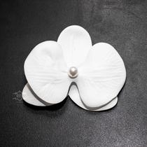 Grinalda Presilha Tiara Noiva Arranjo Orquídea Enfeite A42