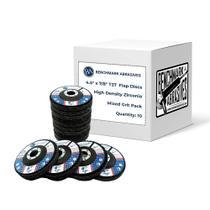 Grinding Wheels Benchmark Abrasives Flap Discs de 4,5 polegadas (pacote com 10)