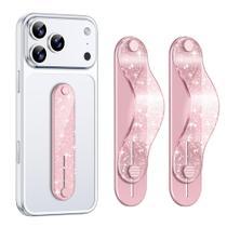 GripMate Suporte de Aderência Rosa 2 Unidades com Suporte de Apoio em Liga Metálica GripMate Suporte de Aderência Rosa 2 Unidades com Suporte de Apoio em Liga Metálica