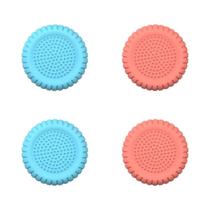 Grips De Silicone Macio Para Joystick Para Switch 2 Joy Con Controlador 4 Peças Acessórios Para