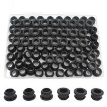 Grommets EASYEAH Top Hat, borracha de silicone, 13 mm, furo de perfuração, 10 mm, ID Grommets EASYEAH Top Hat, borracha de silicone, 13 mm, furo de perfuração, 10 mm, ID